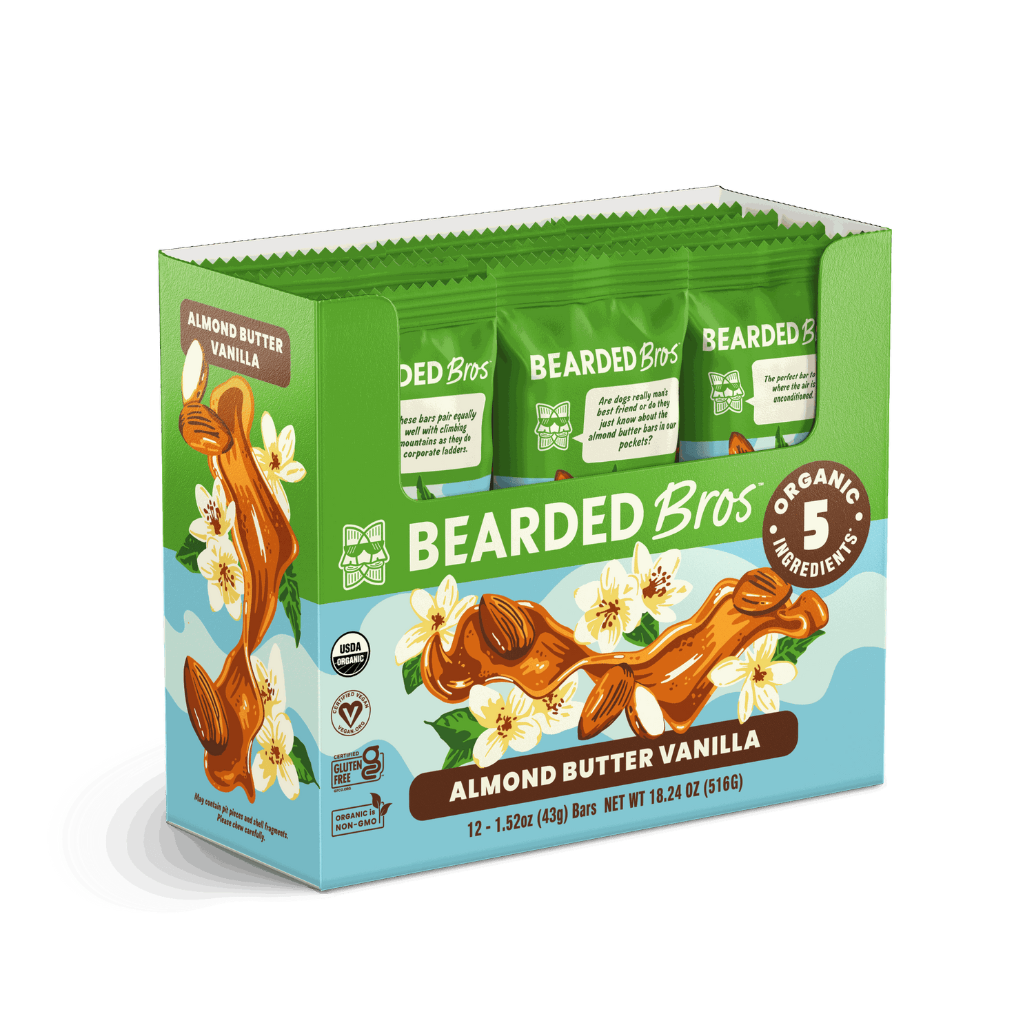 Astonishing Almond Butter Vanilla Energy Bar (12-Pack)