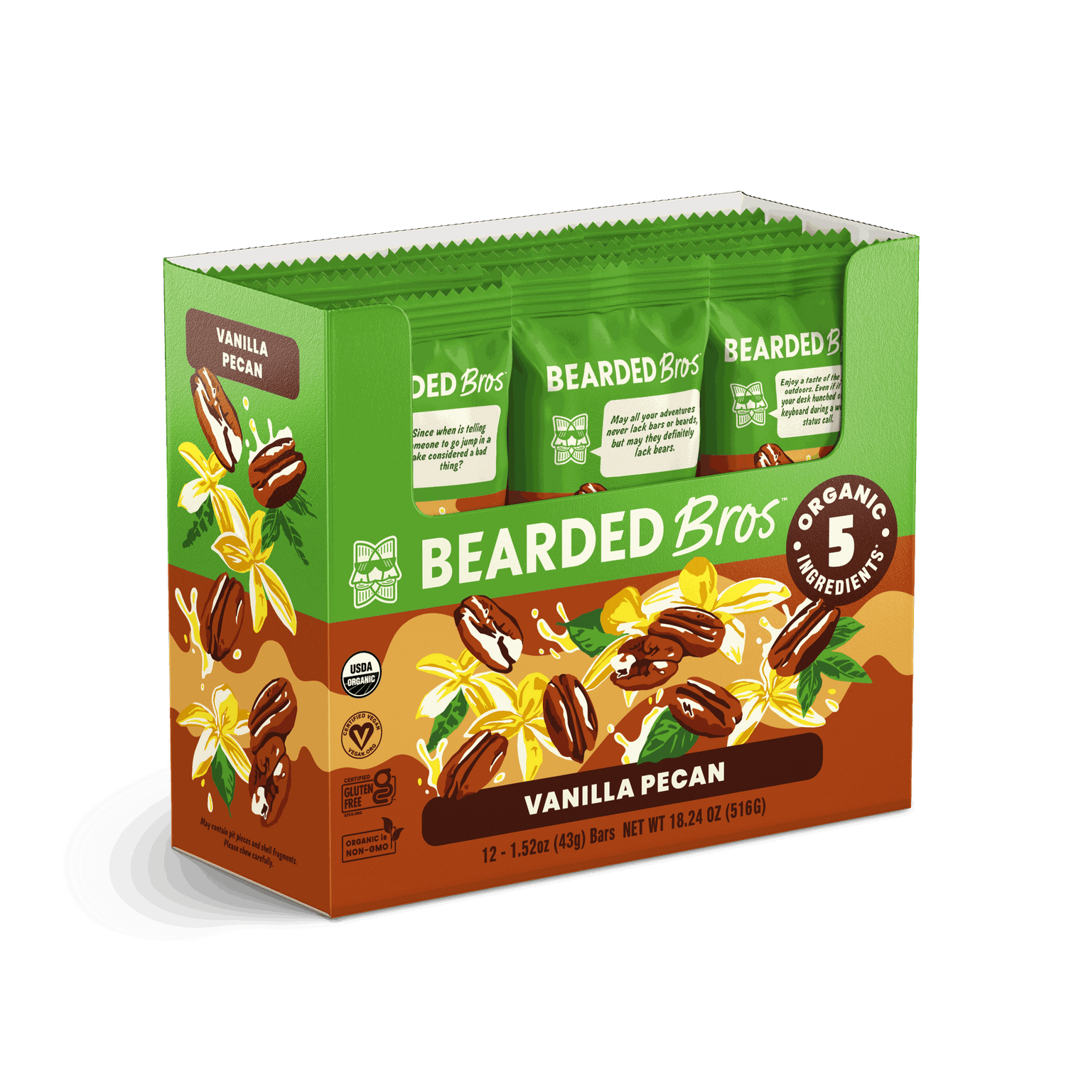 Lone Star Vanilla Pecan Energy Bars (12 Pack)