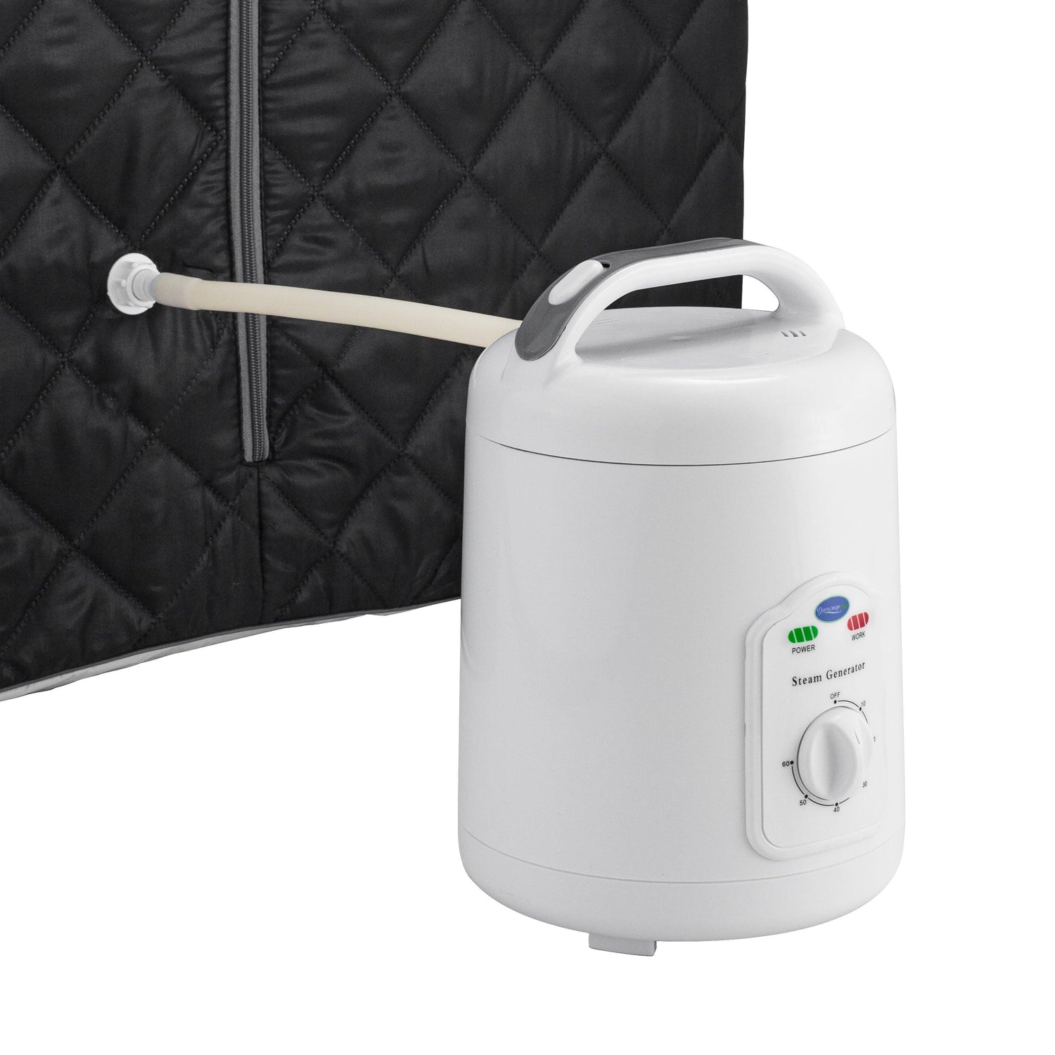 Personal Steam Sauna for Weight Loss, Detox &amp; Relaxation at Home, Chair Included - (Black)