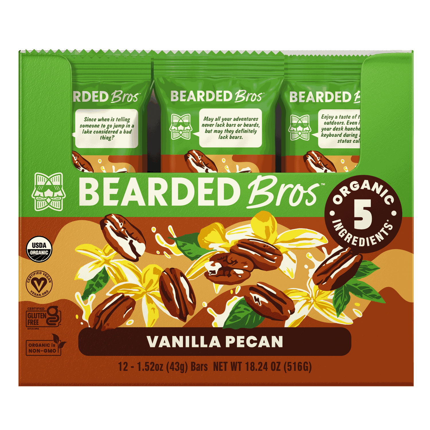 Lone Star Vanilla Pecan Energy Bars (12 Pack)