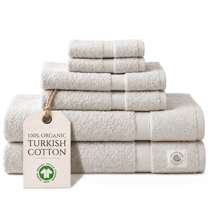 100% Organic Cotton Bath Towels Collection