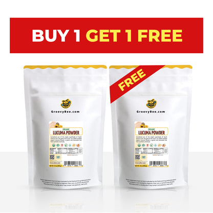 *BUY ONE GET ONE FREE* Organic Lucuma Powder 12 oz (340 g) (Best Before Date: July 31, 2026)