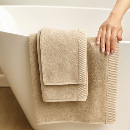 Bamboo 3 Piece Towel Set - Champagne
