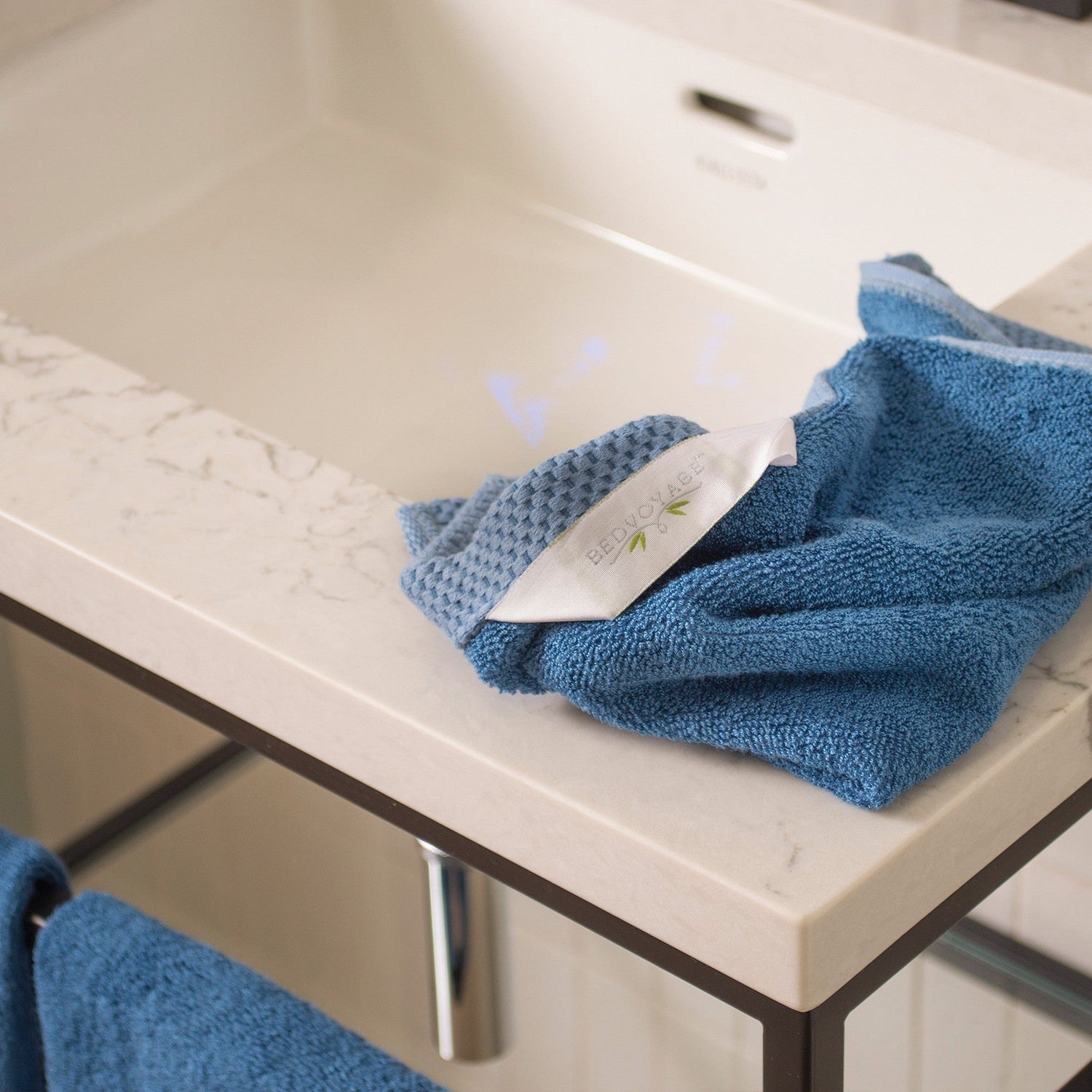 Bamboo 8 Piece Towel Sets - Indigo
