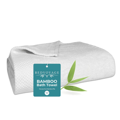 Bamboo Bath Towel - White