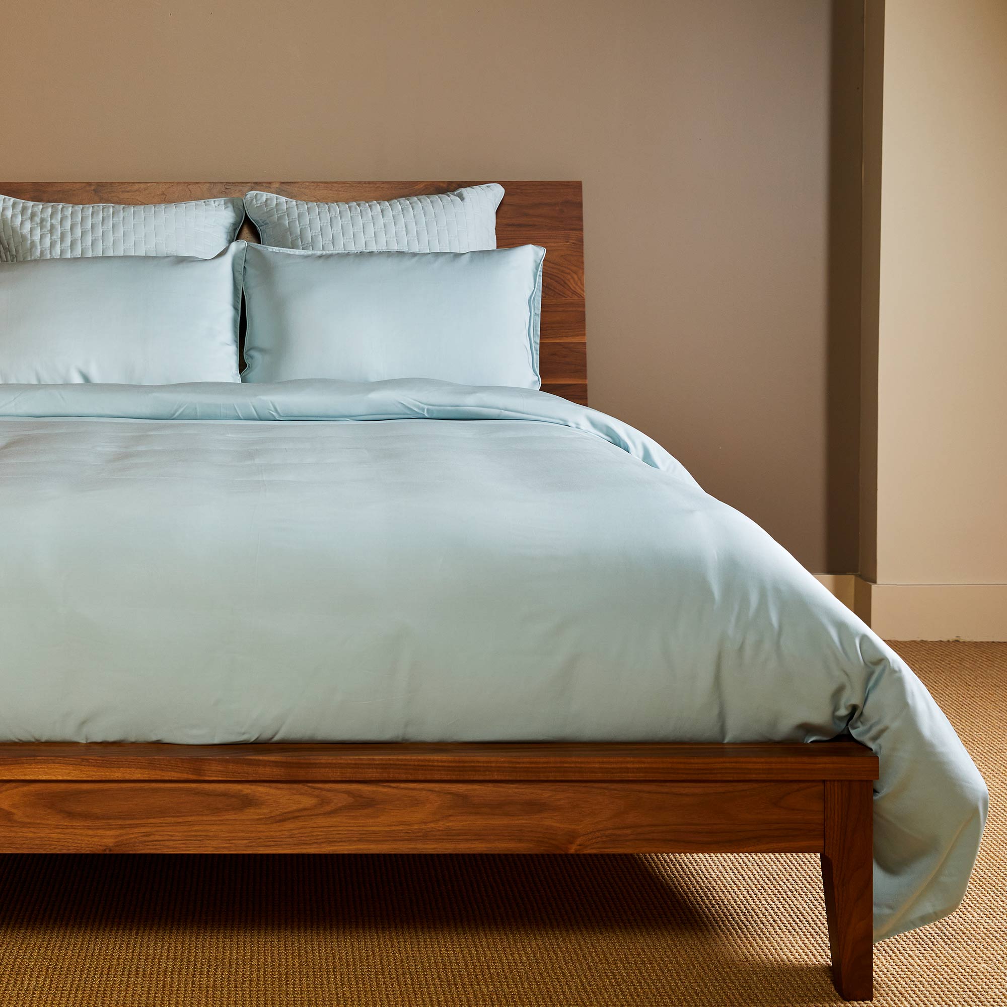 Bamboo 3pc Duvet Cover Set - Sky - Final Sale/No Returns