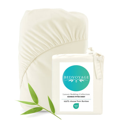 Bamboo Fitted Sheet - Ivory