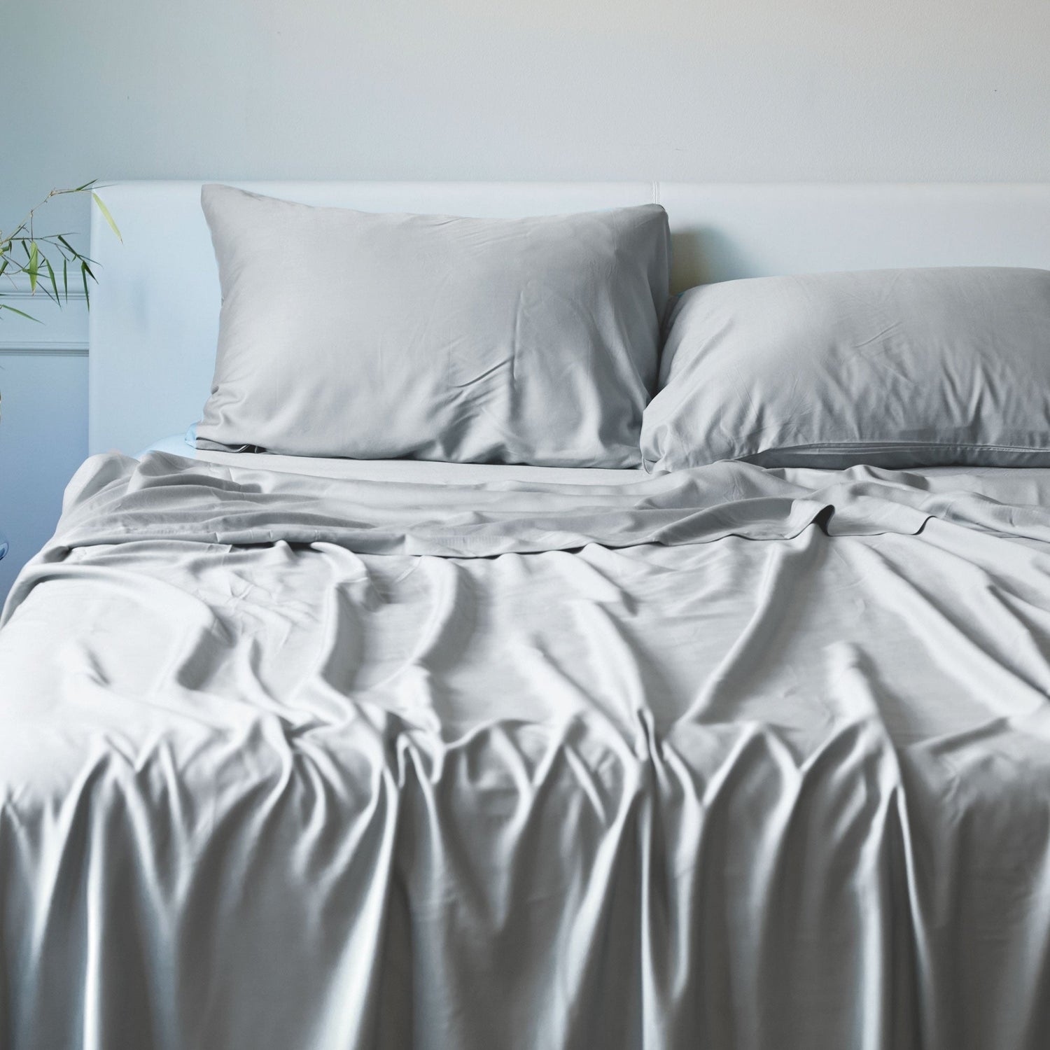 Bamboo Pillowcase Set - Stone