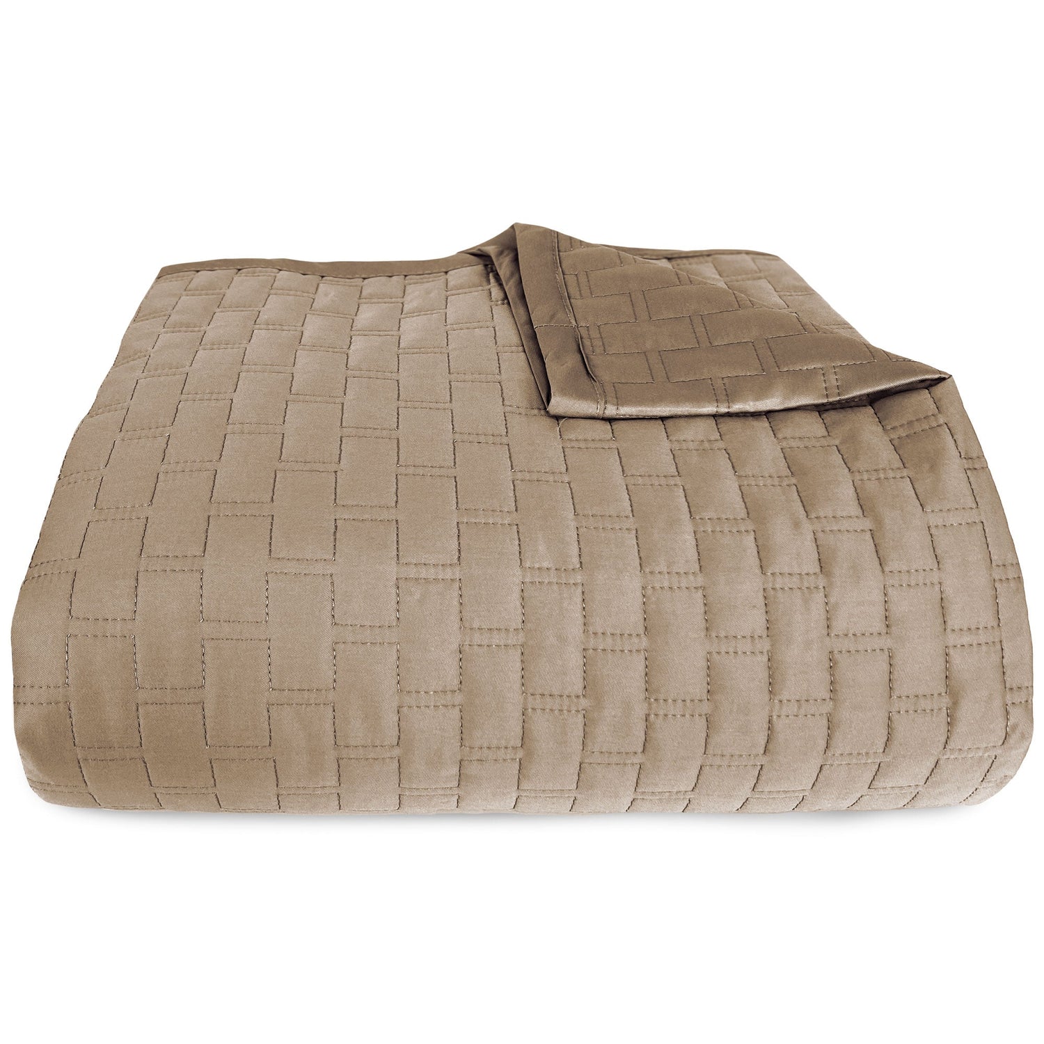 Bamboo Quilted Coverlet- Champagne - Final Sale/No Returns
