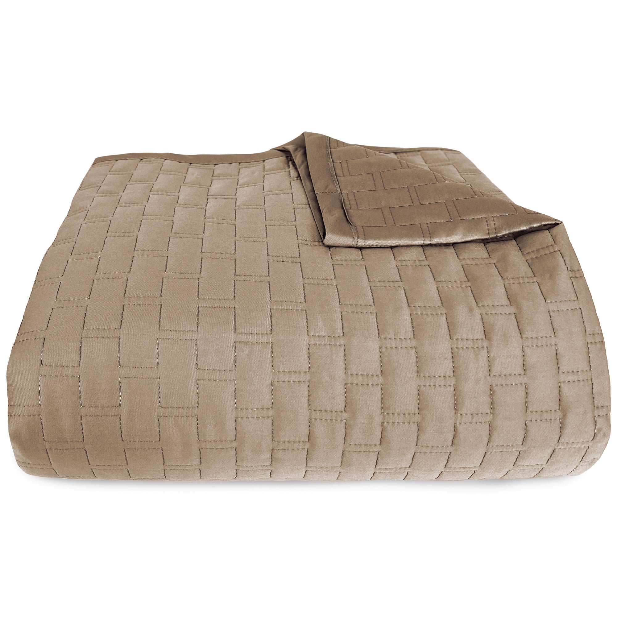 Bamboo Quilted Coverlet- Champagne - Final Sale/No Returns