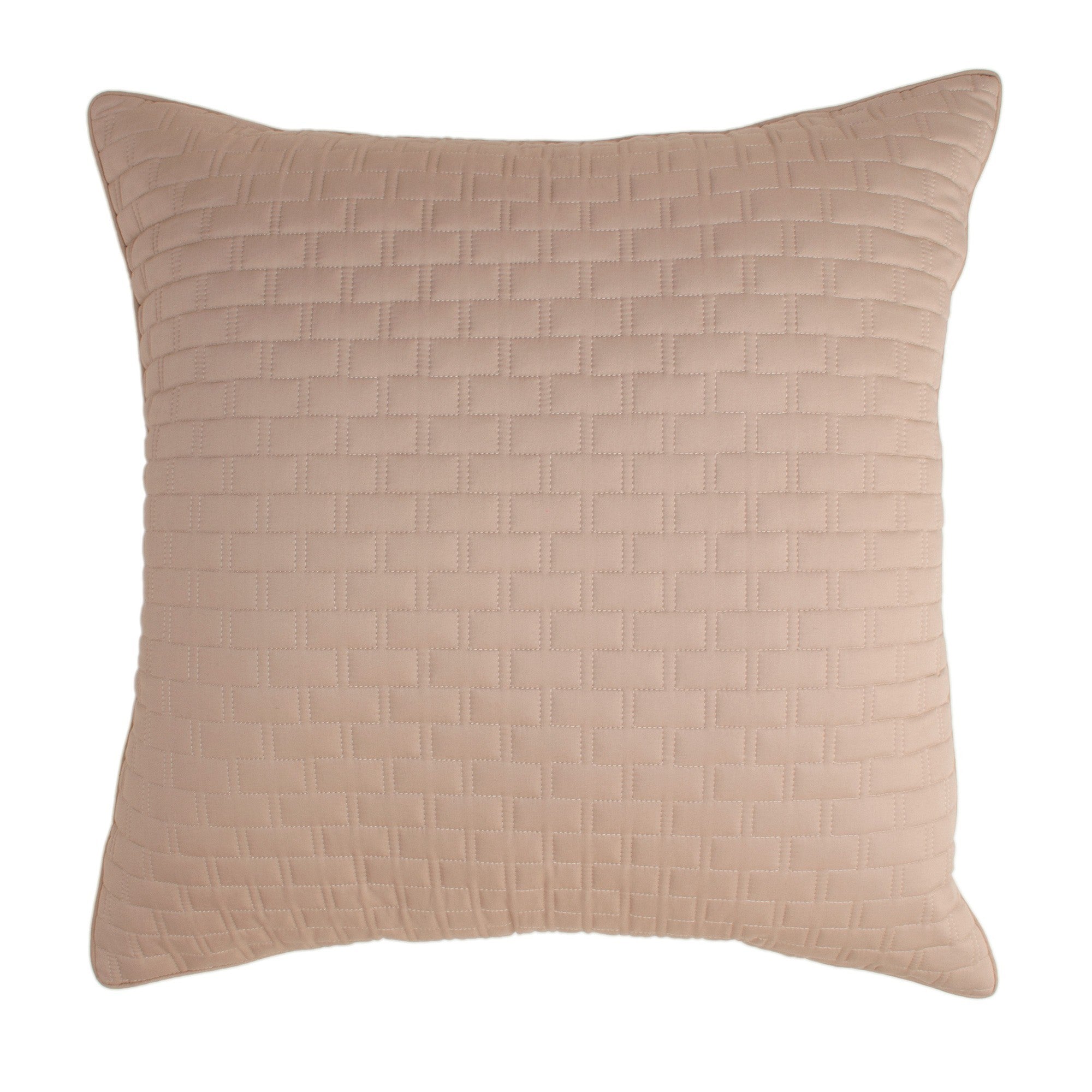 Bamboo Quilted Euro Sham 1 Piece - Champagne - Final Sale/No Returns