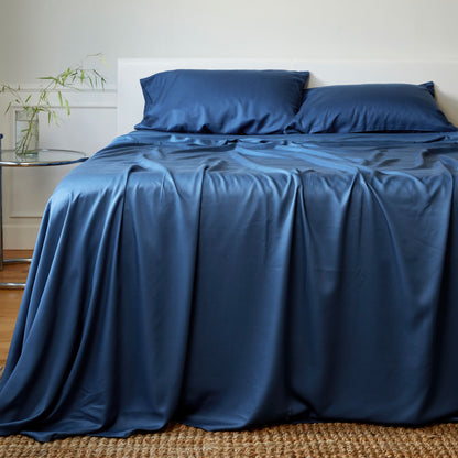 Bamboo Bed Sheet Set - Indigo