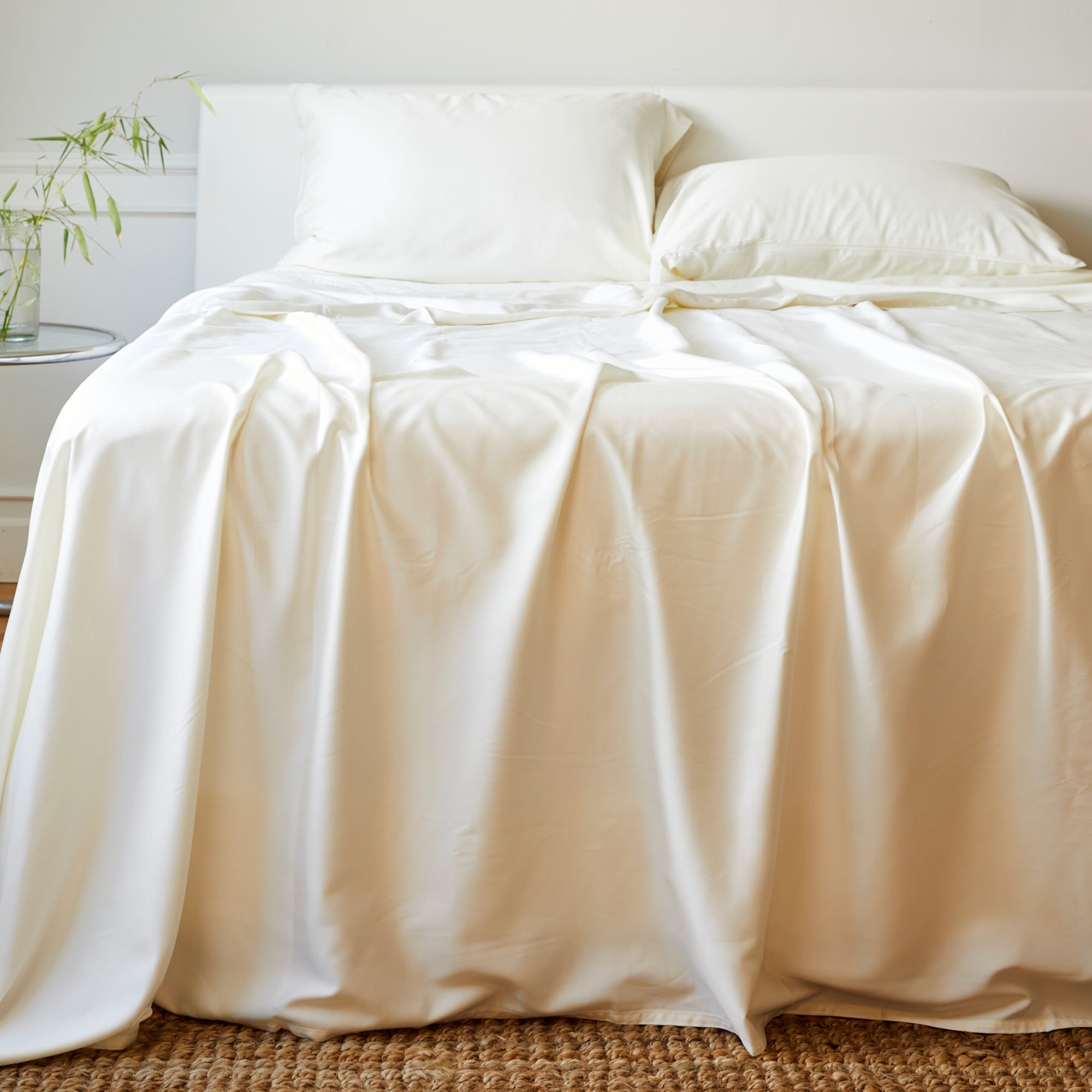 Bamboo Bed Sheet Set - Ivory