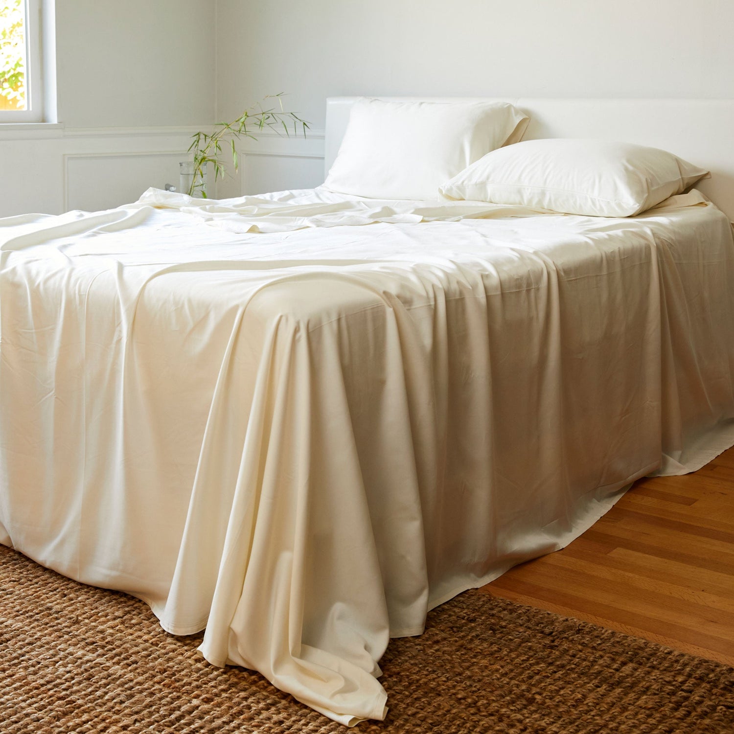Bamboo Bed Sheet Set - Ivory