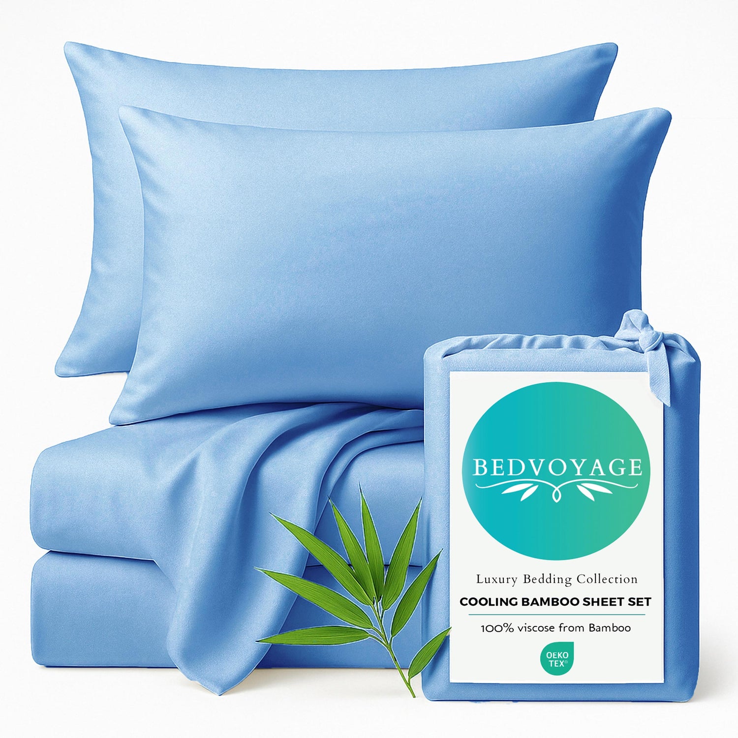 Bamboo Bed Sheet Set - Ocean