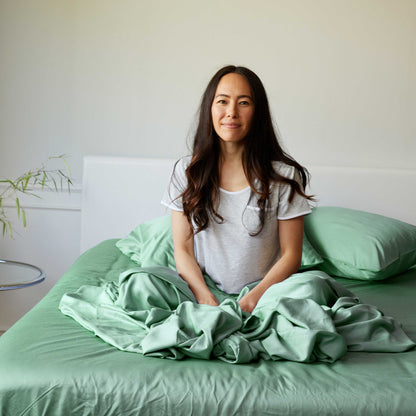Bamboo Bed Sheet Set - Seaglass