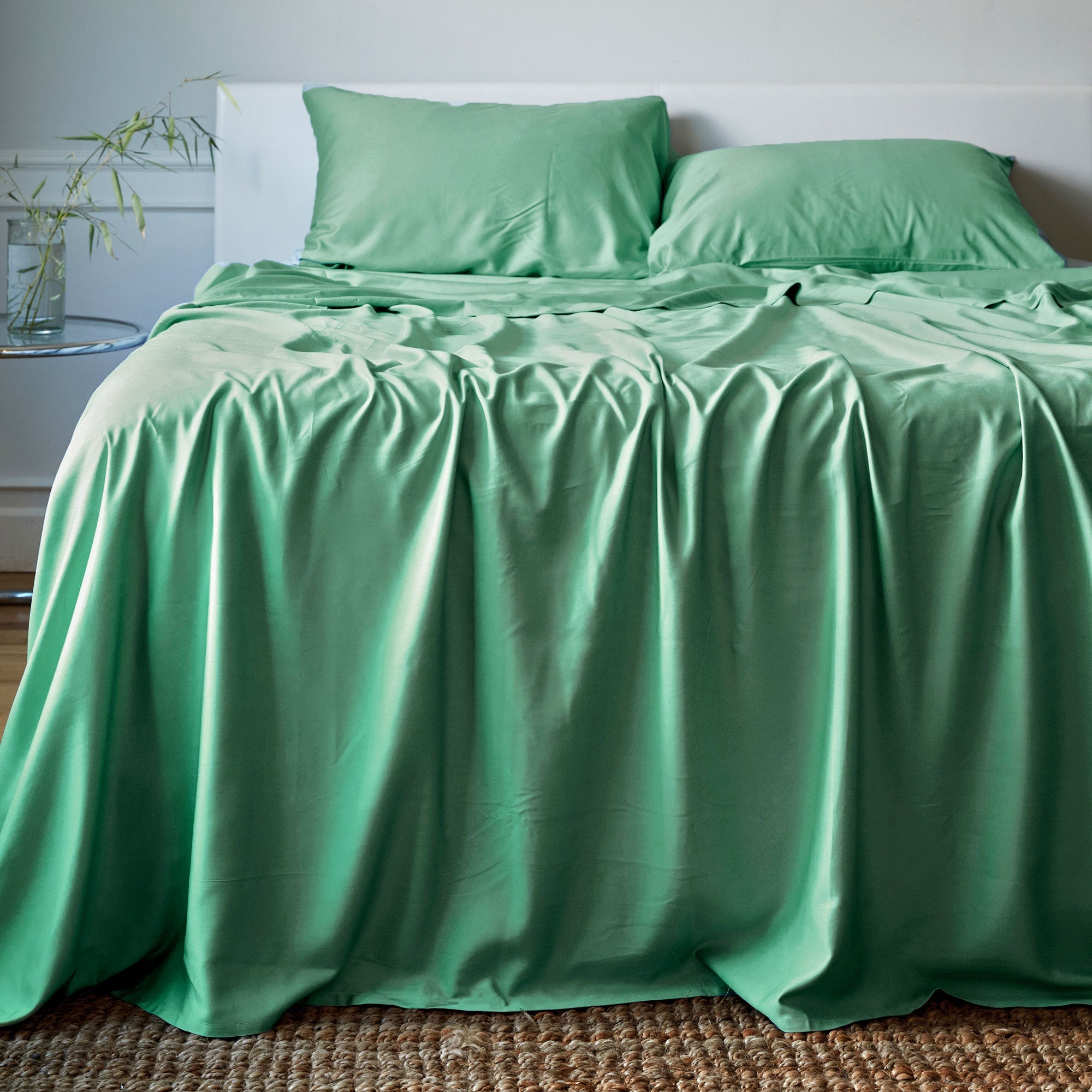 Bamboo Bed Sheet Set - Seaglass