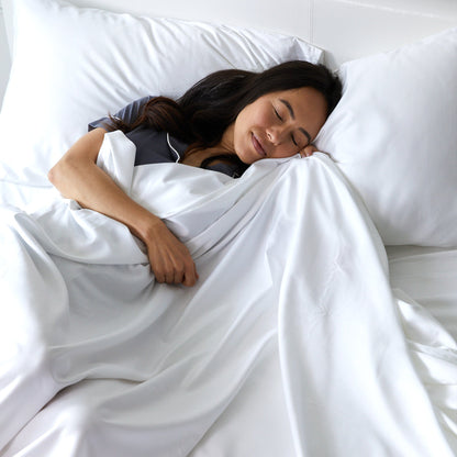 Bamboo Bed Sheet Set - White