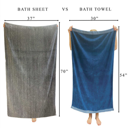 Bamboo 3 Piece Towel Set - Indigo