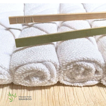Bamboo Refresh Facial and Fingertip 4pc Towel Set