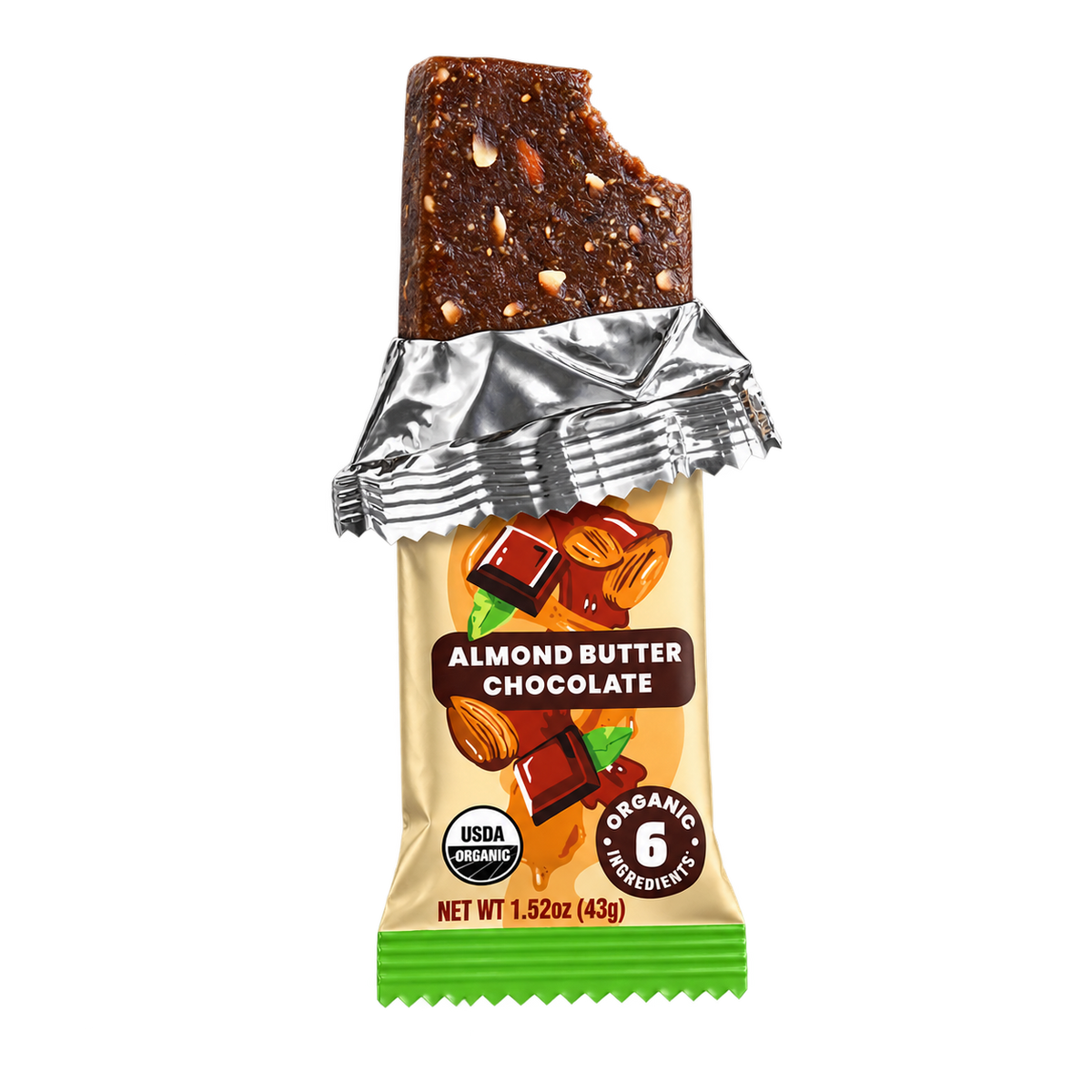 Awesome Almond Butter Chocolate Energy Bars (12 Pack)