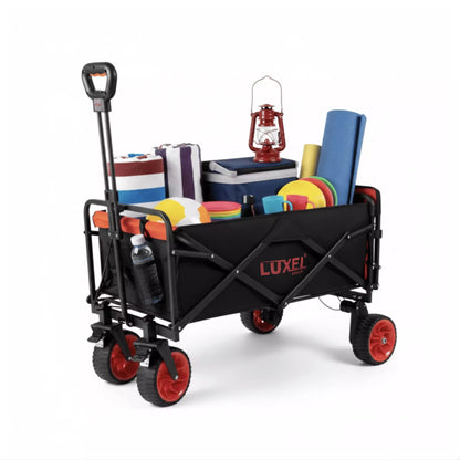 Compact Electric Camping Cart – Dual Motor &amp; Foldable Design