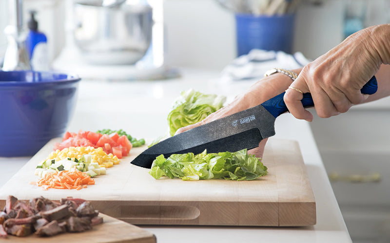 Hearthfire Chef Knife Stonewash Blade Finish (Pre-Order)