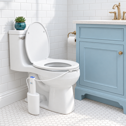 The Traveler Portable Bidet – Toilet-Mounted Travel Bidet