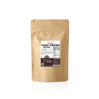 Organic Black Chia Seeds 12oz (340 g)