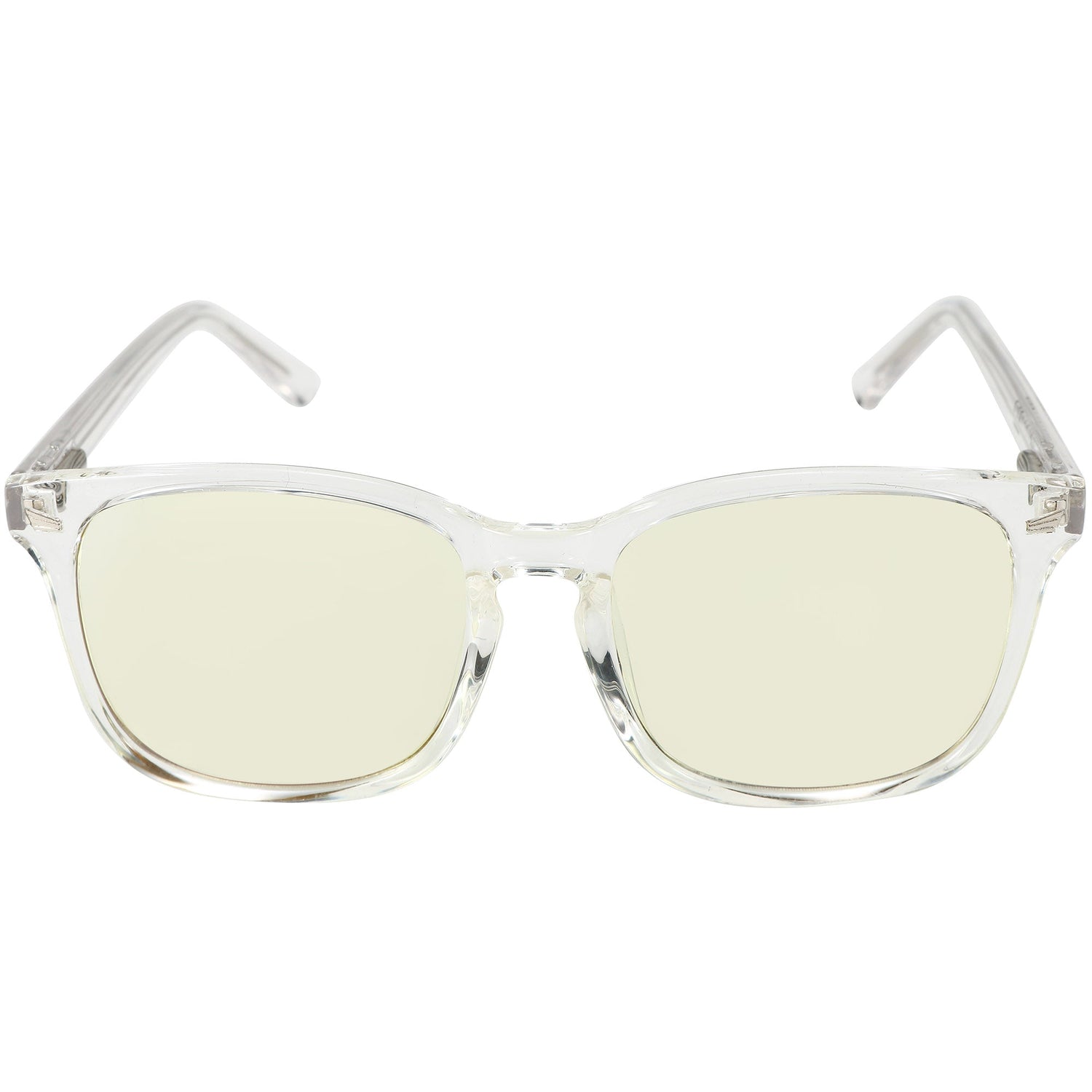 DaytimeMax Wayfarer Blue Light Computer Glasses - Crystal