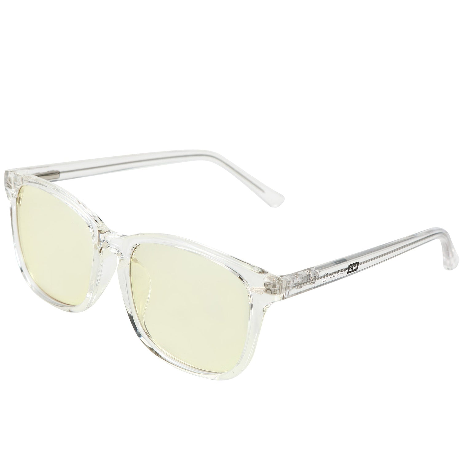 DaytimeMax Wayfarer Blue Light Computer Glasses - Crystal