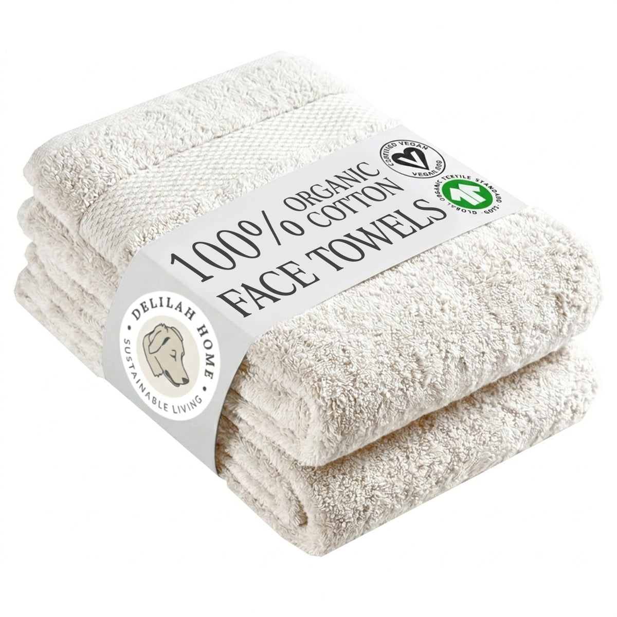 100% Organic Cotton Bath Towels Collection