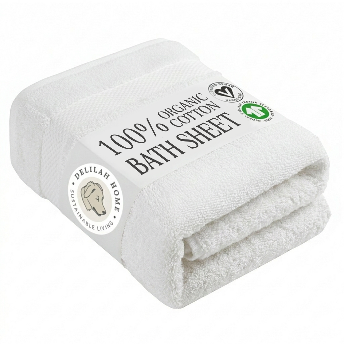 100% Organic Cotton Bath Towels Collection