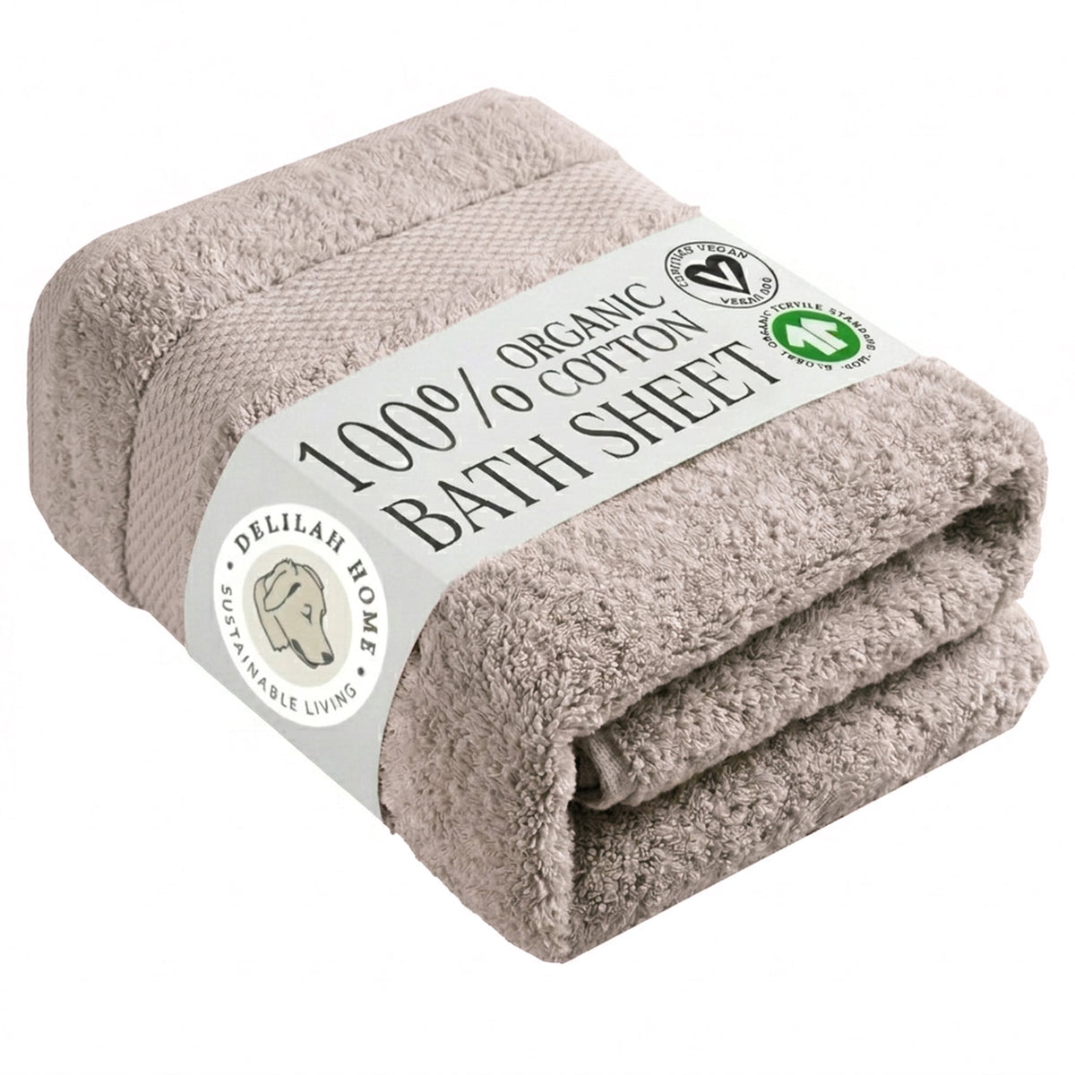 100% Organic Cotton Bath Towels Collection