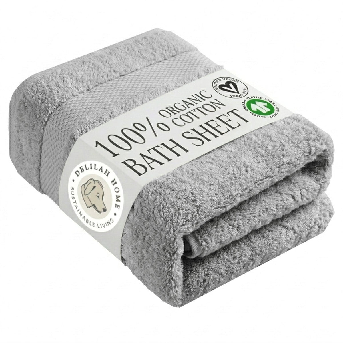 100% Organic Cotton Bath Towels Collection
