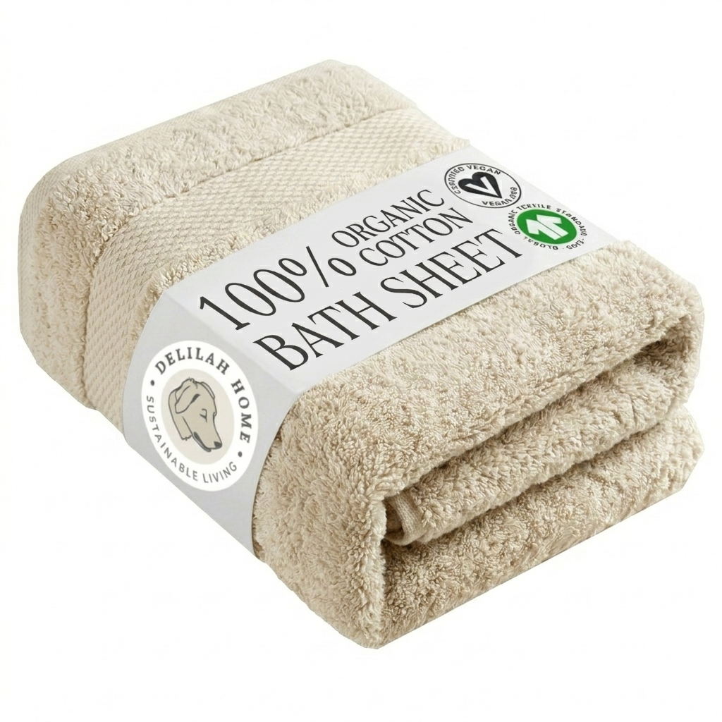 100% Organic Cotton Bath Towels Collection
