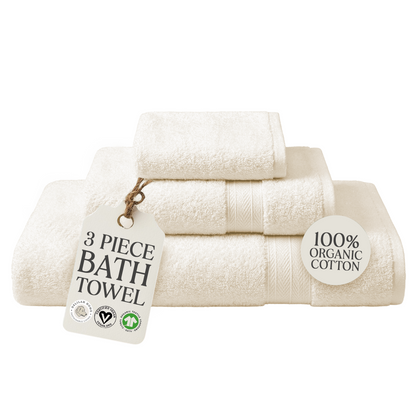 100% Organic Cotton Bath Towels Collection
