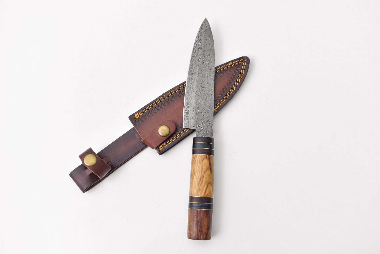 Damasucs Santoku knife/ Kitchen Knife / by Titan 302