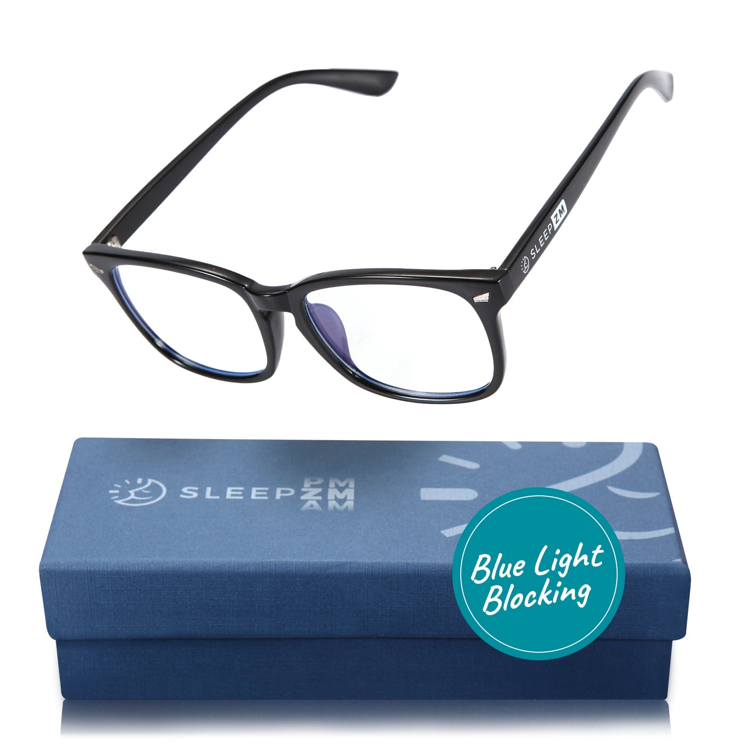 Daytime Wayfarer Blue Light Computer Glasses - Black