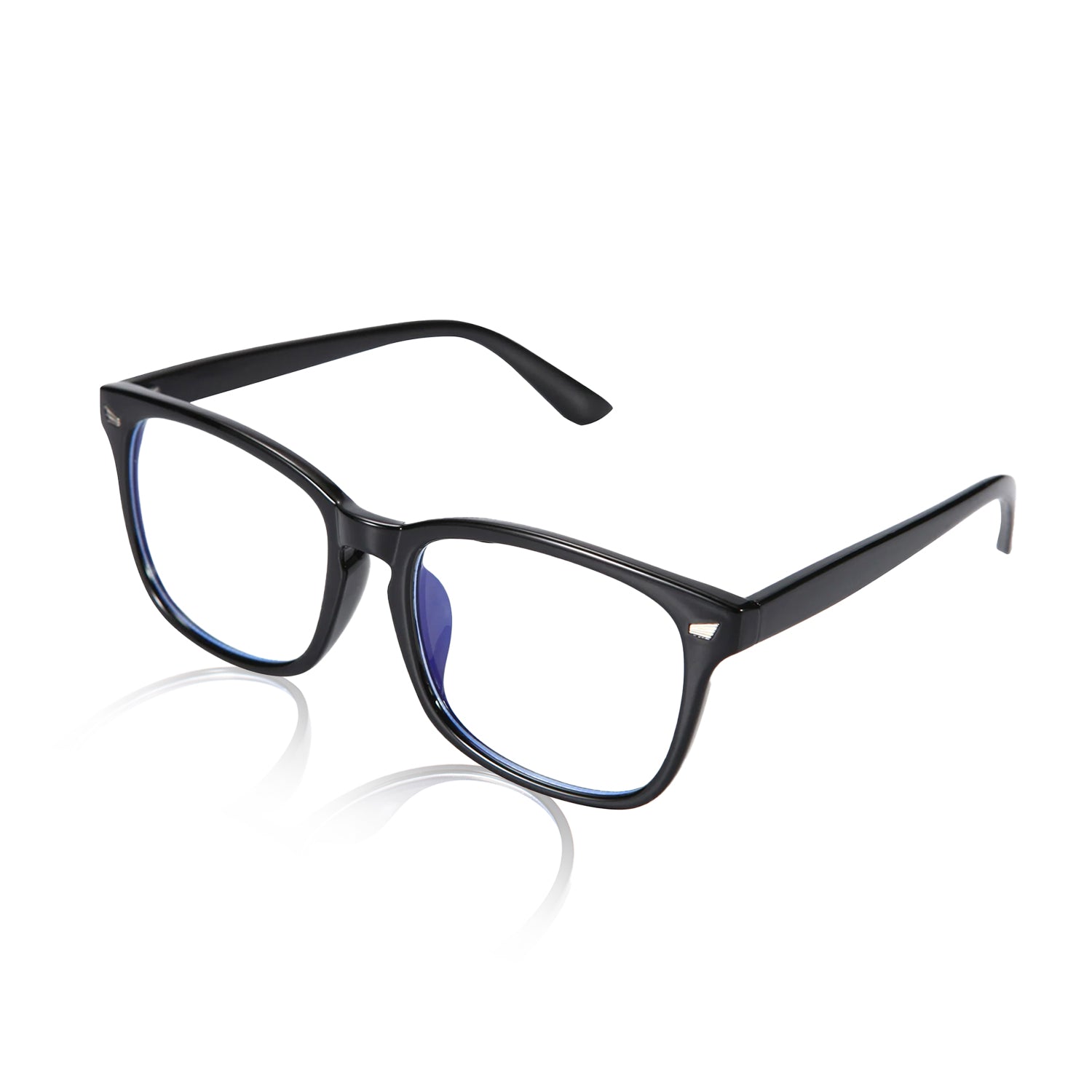 Daytime Wayfarer Blue Light Computer Glasses - Black