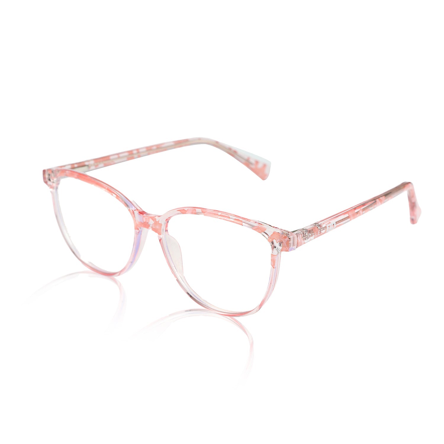 Daytime Wayfarer Blue Light Computer Glasses - Pink Warrior