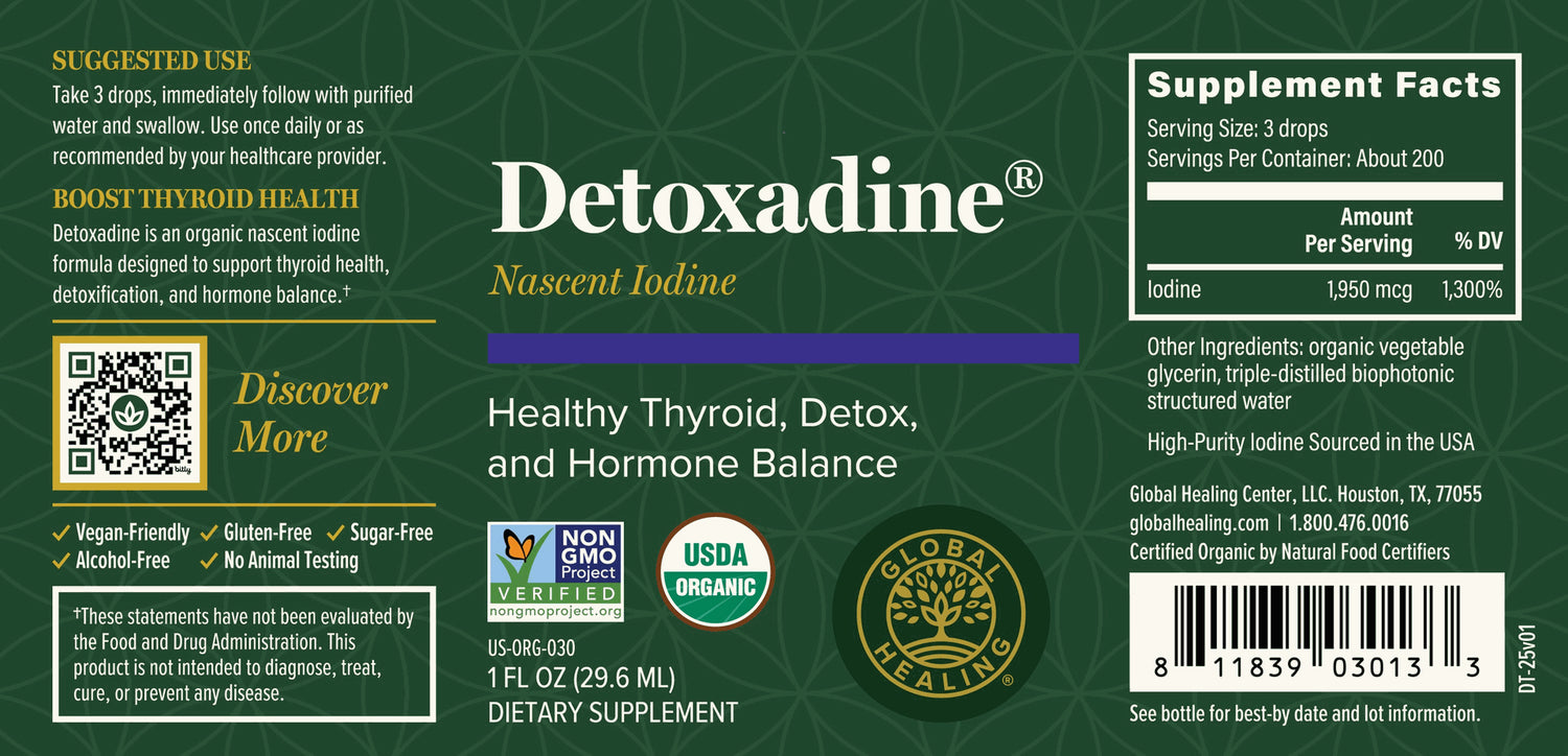 Detoxadine (Nascent Atomic Iodine) 1oz (29.6ml)