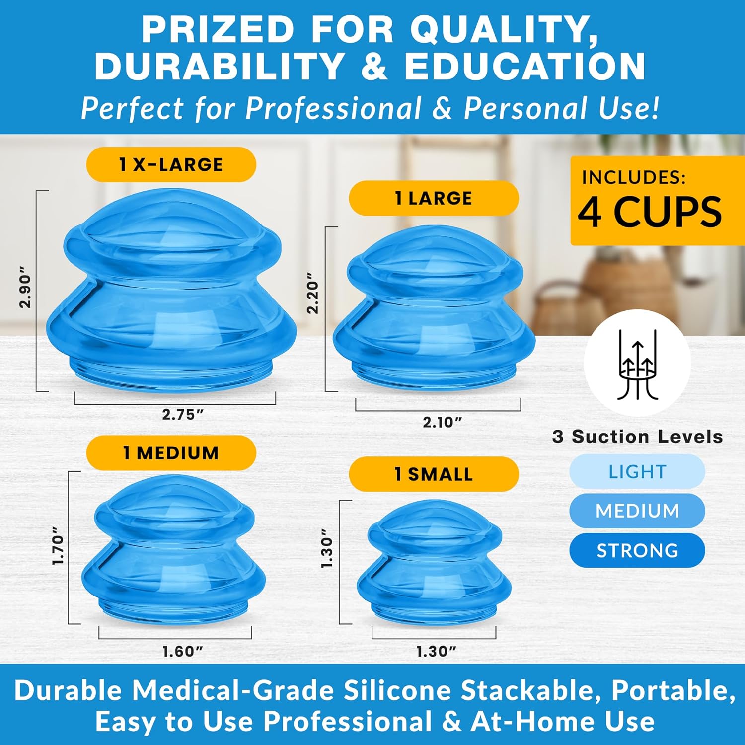 EDGE Silicone Cupping Set