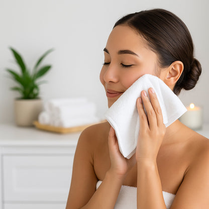 Bamboo Refresh Facial and Fingertip 4pc Towel Set