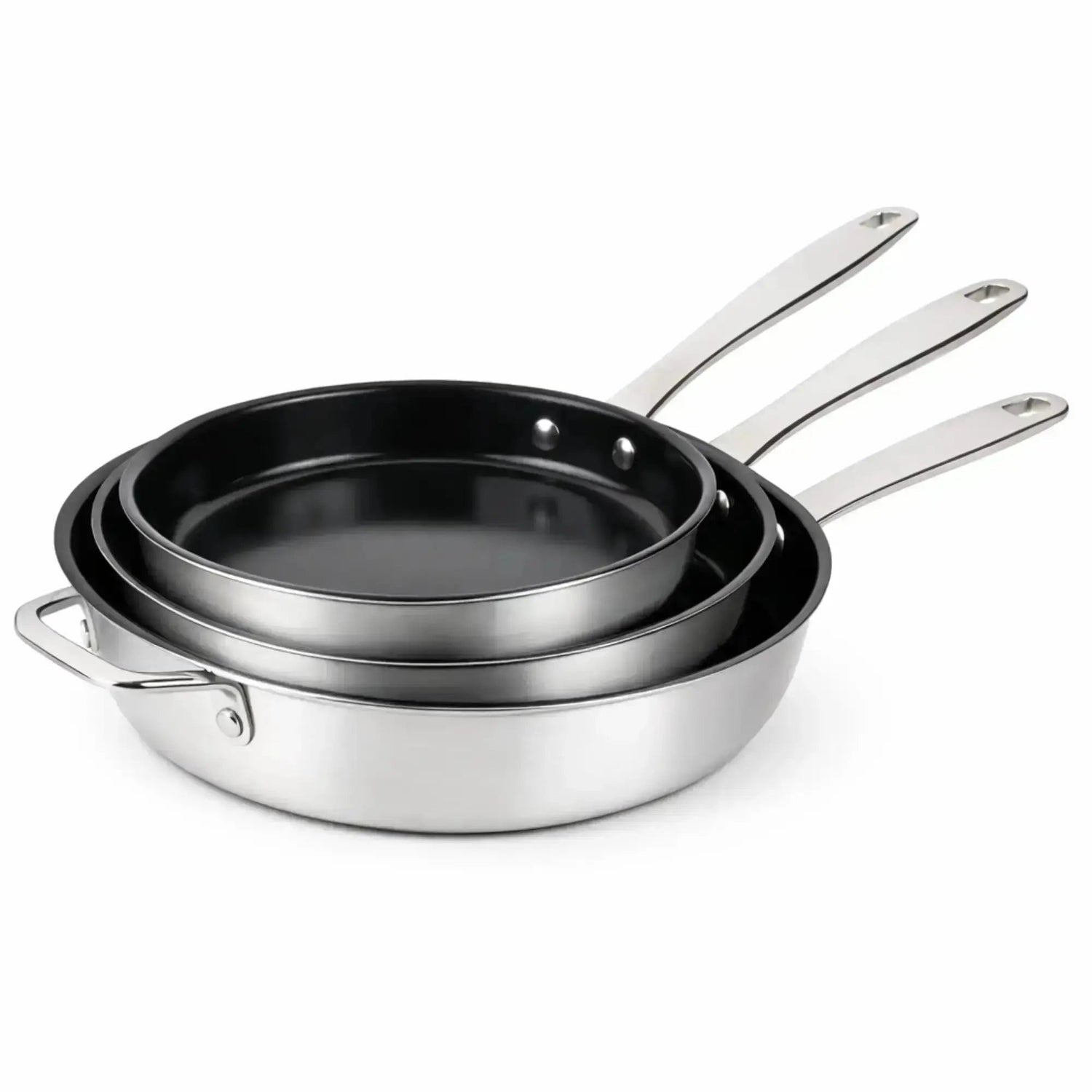 5-Ply Nonstick Stainless Frying Pan