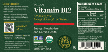 Vitamin B12 5000 mcg 1 fl oz