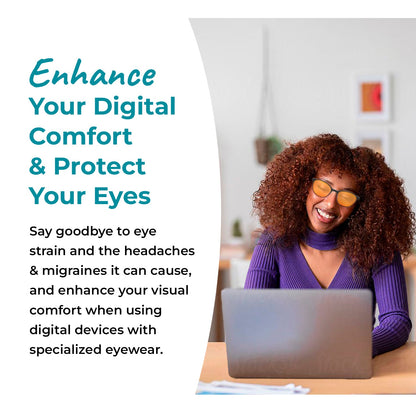 Night-time Taylor Kids Blue Light Blocking Glasses - Black