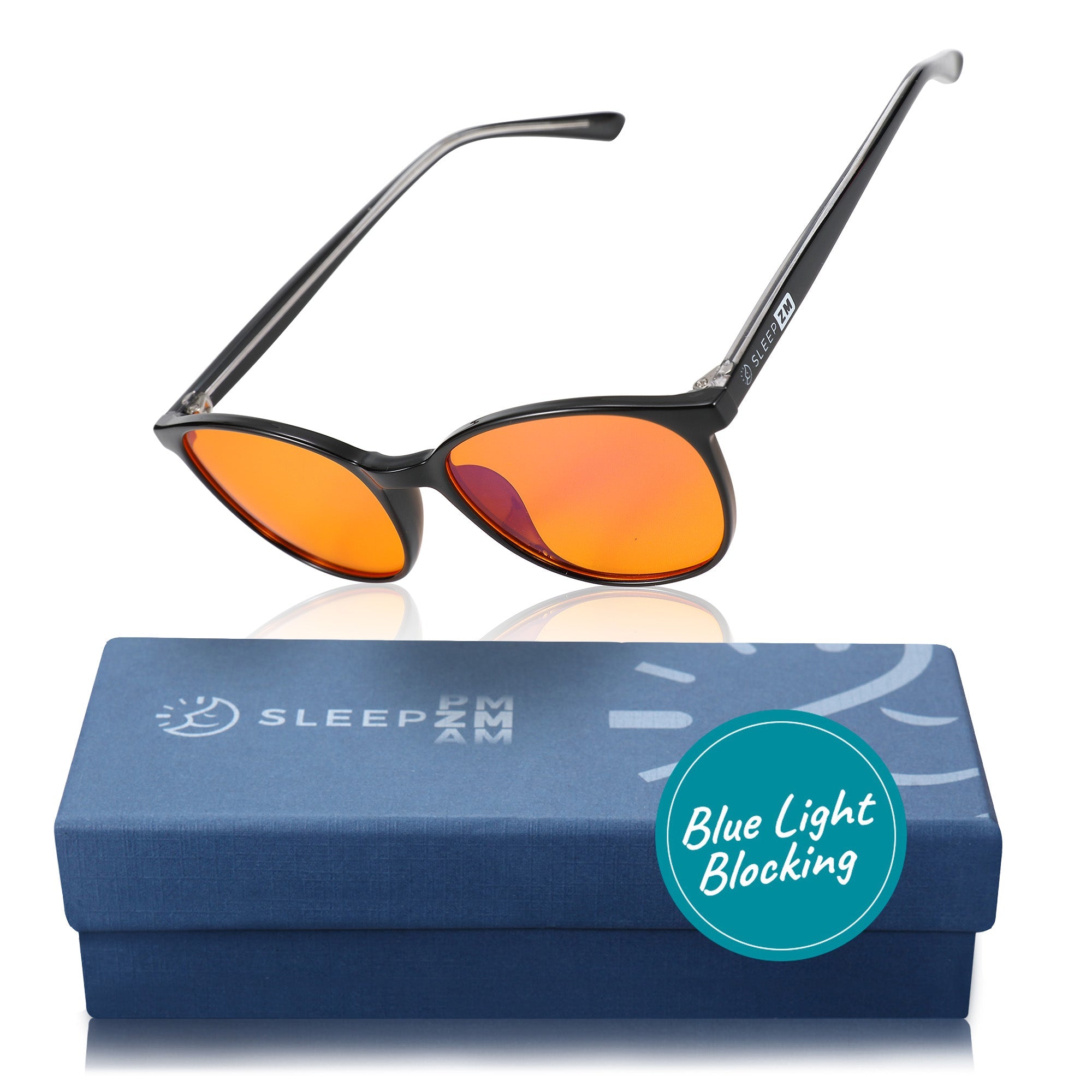 Night-time Taylor Kids Blue Light Blocking Glasses - Black