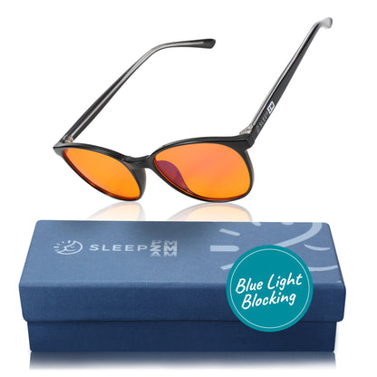 Night-time Taylor Kids Blue Light Blocking Glasses - Black