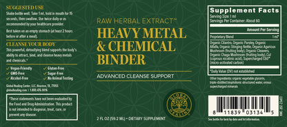 Heavy Metal &amp; Chemical Cleanse 2 fl oz (59.2 ml)